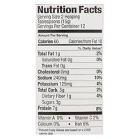 Just Great Stuff Powdered Peanut Butter - Protein Plus - Case of 12 - 6.35 oz.