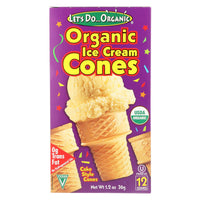 LET'S DO ORGANIC Ice Cream Cones and Toppings