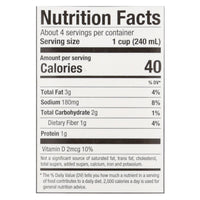 Pacific Natural Foods Almond Original - Unsweetened - Case of 12 - 32 Fl oz.