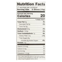 Santa Barbara California Ripe Olives - Medium Pitted - Case of 12 - 6 oz.