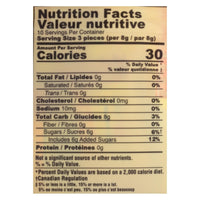 Ginger People - Gin Gins Hard Ginger Candy - Double Strength - Case of 12 - 3 oz.