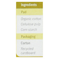 Natracare Natural Curved Panty Liners - 30 Pack