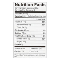 Alter Eco Americas Organic Chocolate Bar - Deep Dark Sea Salt - 2.82 oz Bars - Case of 12