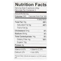 Alter Eco Americas Organic Chocolate Bar - Dark Salted Almonds - Case of 12 - 2.82 oz